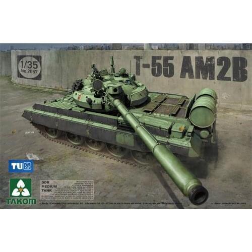 Takom 1/35 DDR Medium Tank T-55 AM2B #2057 Model Kit