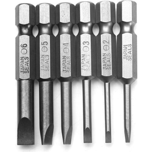 Top Fashion Real Karambit Screwdriver Set Tools 3 Sets/lot _ 6pcs 50mm 2.0-6.0mm Flat Head Slotted Tip Screwdrivers Bits