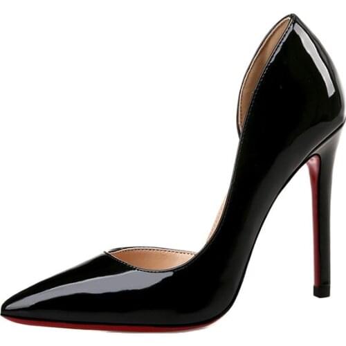 Wedding Shoes Bride Nude Heels Valentine Shoes Luxury Heels Women Office Shoes Black High Heels Sexy Ladies Pumps Buty Damskie