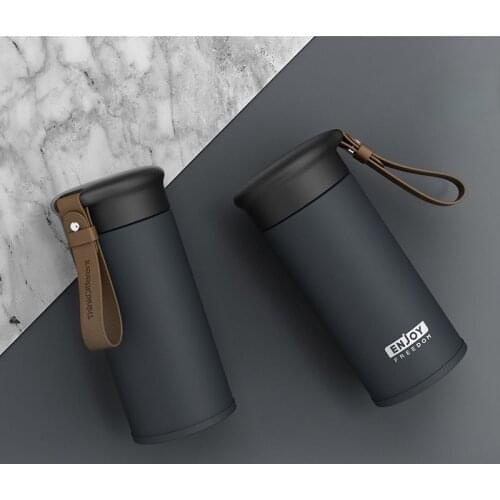 Creative Quality Double Wall Stainless Steel Vacuum Flasks 280ml Car Thermo Cup Coffee Tea Travel Mug Thermol Bottle Thermocup
