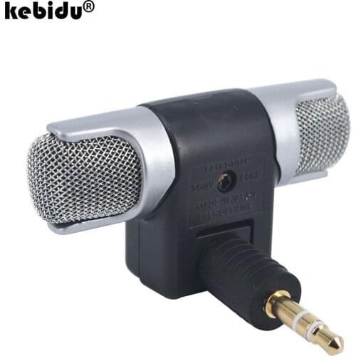 Kebidu Universal Mini Stereo Microphone Clear Voice mini Microphone for PC Computer For Laptop for Conference