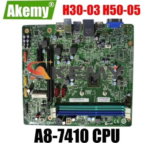 High Quality For Lenovo H30-03 H50-05 H3003 H5005 Desktop Motherboard 5B20H70485 A8-7410 CPU CFT3I1 100% Tested Fast Ship
