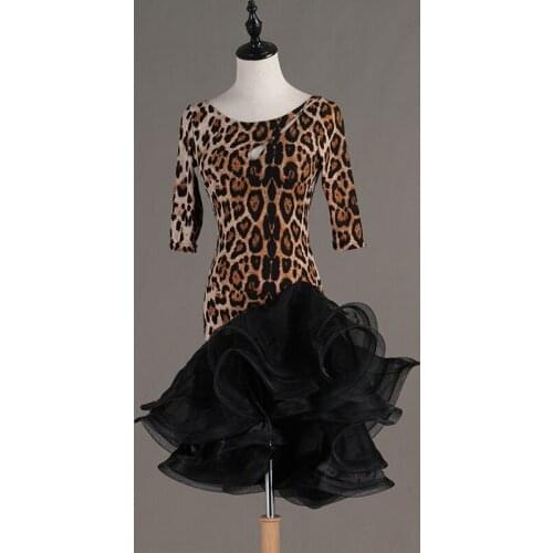 Adult/Children Latin Dance Dress ballroom dress women competition salsa tango rumba samba performance dancing practice dress