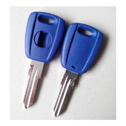 10PCS Car Key Case Blanks For Fiat Punto Stilo Uncut Blade GT15R Transponder Key Shell Cover