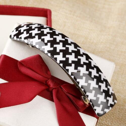 High Quality Fashion Big lattice 6 Colors Hair Accessories Hair Clip Hairpins for women Girl gift