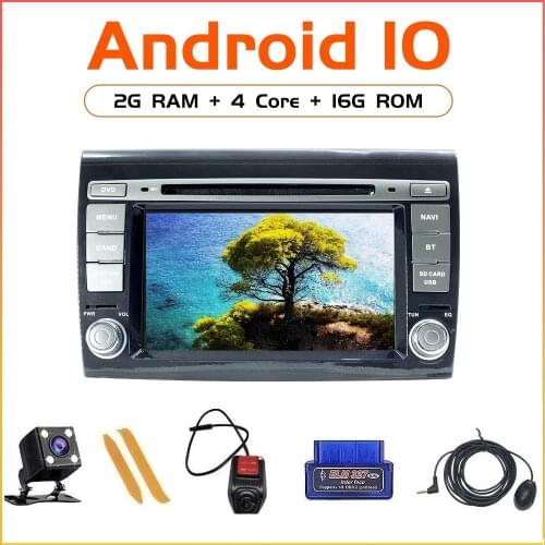 ZLTOOPAI Android 10 For Fiat Bravo 2007-2012 Auto Radio Stereo Head Unit GPS Navigation Car Multimedia Player 2G 16G 4Core