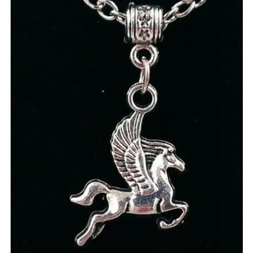 1Pcs/Lot Unicorn Horse Fox Deer Zebra Rabbit Charm Pendant Necklace Punk style Fashion Women Men Jewelry Gift