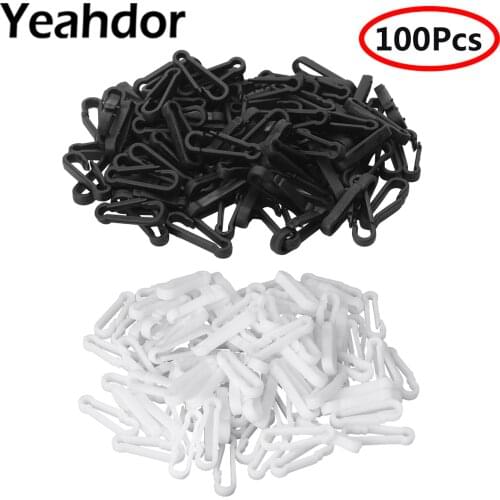 100Pcs Plastic Clip Hooks Bag Parts Backpack Straps Hooks Mini Carabiner Buckle Paracord Bag Backpack Clasp Chain Clasp Hook