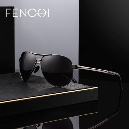 2019 Vintage UV400 Polarized Sunglasses Men Women Classic Brand Designer Metal Sun Glasses Driving Night Vision zonnebril heren