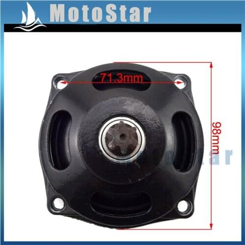 25H 6 Tooth Minimoto Clutch Drum Gear Box For 2 Stroke 47cc 49cc Engine Pocket Bike Mini Kids Quad ATV Buggy Go Kart