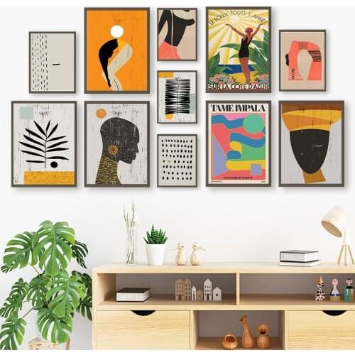 VIP Abstract Girl Wall Art Canvas Painting Nordic Posters And Prints Wall Pictures For Living Room Decor