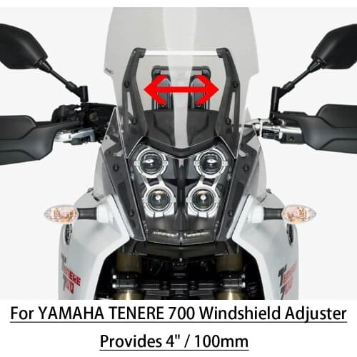For YAMAHA TENERE 700 T700 T 700 Motorcycle Accessories Windshield Bracket Windshield Adjuster