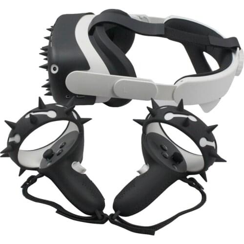 Anti-leakage Light Blocking Eye Mask Cover Anti-sweat Touch Controller Protective Case Face Cover for Oculus Quest 2 VR Glasses