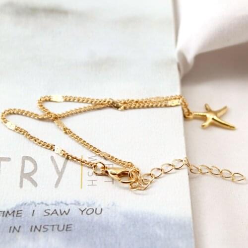 New Fashion Starfish Anklets for Women Beach Anklet Leg Bracelet Handmade Bohemian Foot Chain Boho Jewelry Sandals Gift