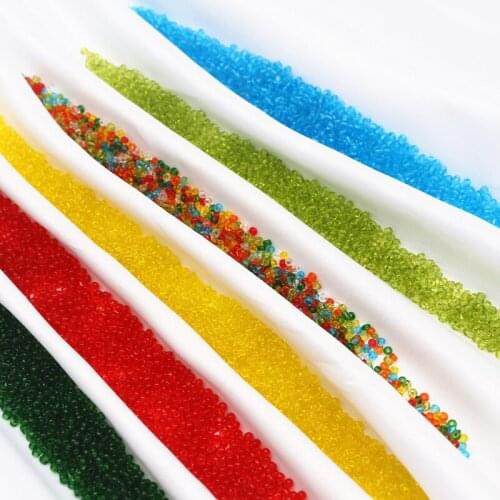 2mm Transparent Round Glass Seed Beads Crystal Loose Spacer Beads for Kids DIY Jewelry Making Handmade Accessories 1000pc/lot