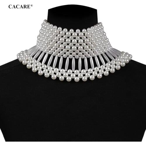 Long Large Pendent Pearl Necklace Maxi Women CHEAP Fashion Jewelery Collares Statement F1007 Beads Chockers
