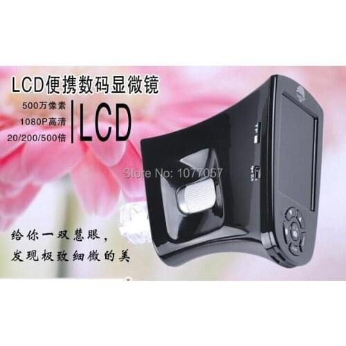 Hot sale , CE ISO, LCD Pocket USB digital Microscope 5.0M Pixel / LCD Digital Electronics Magnifier ,well sold in EU , USA