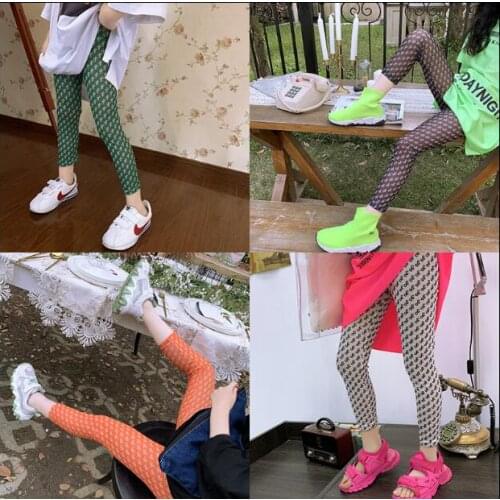 2020 new wholesale girls tulle leggings summer fashion girls leggings 4-10t F179