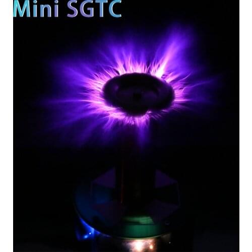 Mini SGTC Solid-state Tesla coil magnetic storm coil artificial lightning experimental teaching toy high-tech