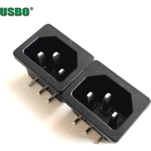 Wholesale 250v 10a IEC320 C14 C13 3 sprong 90 degree AC PDU UPS snap power outlet 3p electrical Panel Receptacle AC socket