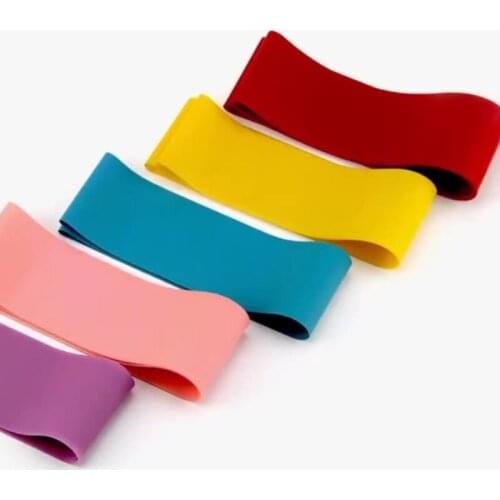 Wholesale Stretch Fitness Workout Resistance Bands Set With Logo / Elastic Exercise Resistance Bands