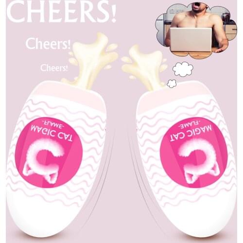 Masturbation Cup masturbator adult sex toys soft silica gel Oral sex climax sexy mouth Easy washable to clean free shipping