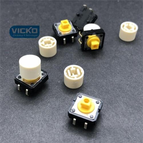 Original imported micro-touch switch Omron B3F-4055 button 12*12*7.3mm Japanese 4 feet