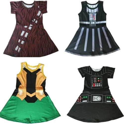 Halloween Girls Princess Dress Cosplay Christmas Dress Kids Jesse Dresses Party Sundress Everyday Dresses Holiday