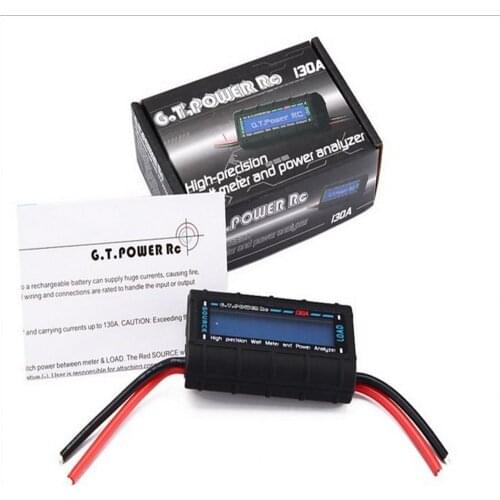 RC 130A High Precision Watt Meter and Power Analyzer w/ Backlight LCD For Rc Drone