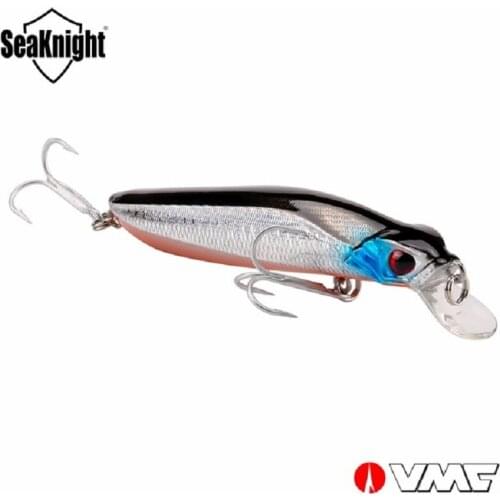 SeaKnight Brand SK036 Series Minnow Lure 1Pcs/Lot Fishing Lure 90mm /3.54in 8.5g 0-1.0m 3D Eyes VMC Hooks Minnow Hard Bait