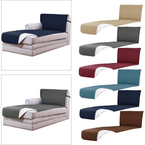 Quilted Anti-wear Sofa Covers for Dogs Pets Kids Anti-Slip Couch Slipcovers Chaise Lounge Furniture Protector