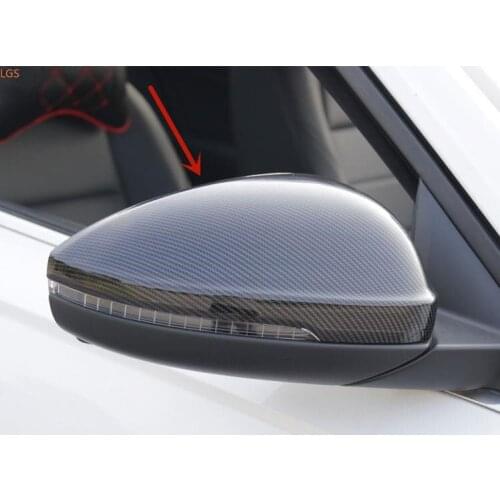 For Volkswagen Lavida 2018-2019 High-quality ABS Chrome rearview mirror decoration cover anti-rub protection car accessories
