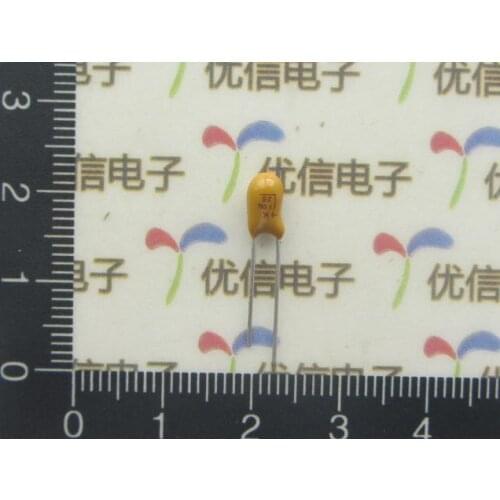 20pcs/lot High Quality DIP tantalum capacitor 25V 10UF 106k 10% tantalum capacitor 25V 2.54mm Distance