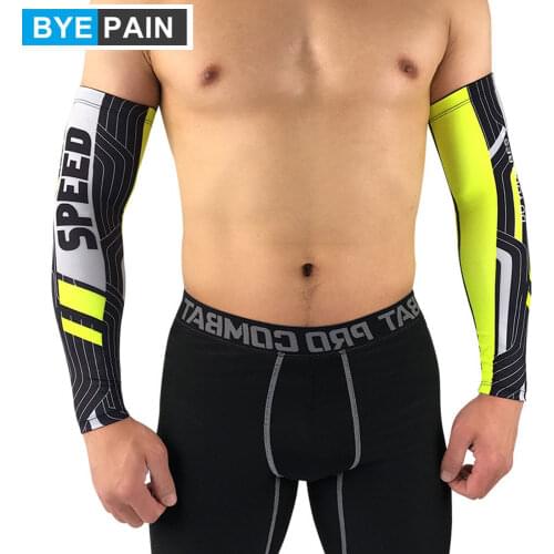 1Pair BYEPAIN Arm Sleeves UV Cooling Sleeves Arm Cover Sun-Protection Men Women Youth Arm Cover Sleeves