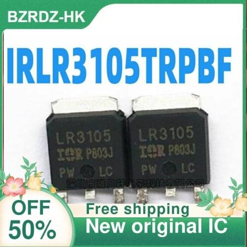 Free shipping 4PCS/lot IRLR3105TRPBF 25A 55V TO252 MOS nuevo original