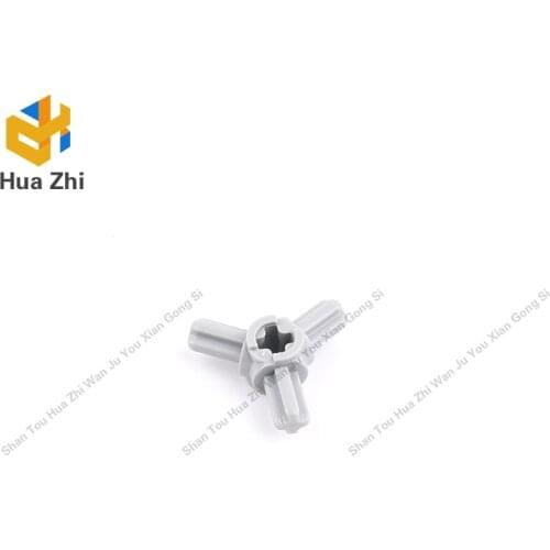 10PCS 57585 Axle Connector Hub with 3 Axles at 120°Building Blocks Parts MOC DIY Education Build Toys Brick