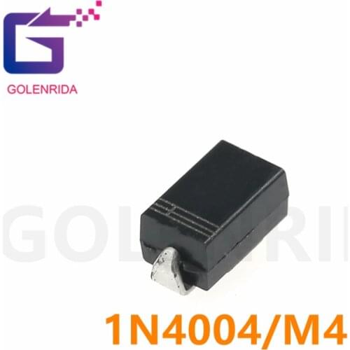 100PCS DIODE M4 1N4004 SMD 1A 400V IN4004 Rectifier Diode