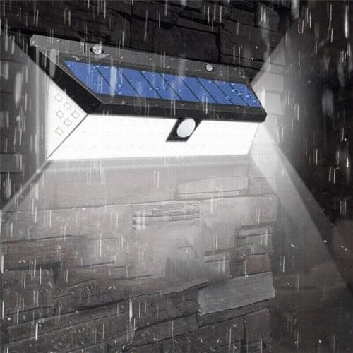 118 Led Solar Light Outdoor Solar Wall Lamp LED Bulb IP65 PIR Motion Sensor Lampara Solar Lighting Garden Decoration Lights 20W