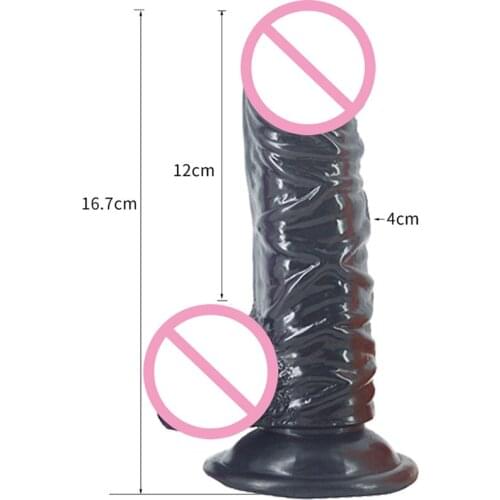 167*40mm Realistic Dildo Big Penis Anal Plug Dick Sex Toys For Women Erotic Adult Masturbator Suction Cup Soft Dildos