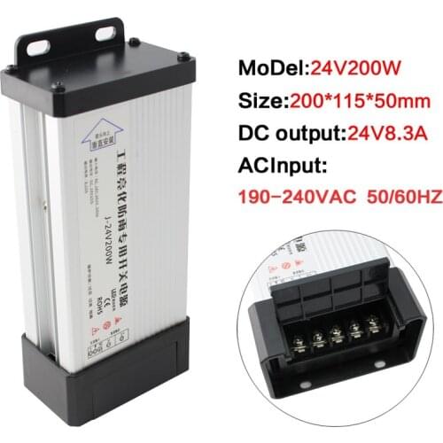 AC DC Switching Power Supply 220V To 12V 24V Transformers Alimentation 220V To 12V 24V Power Supply 12 24 V Outdoor Rainproof