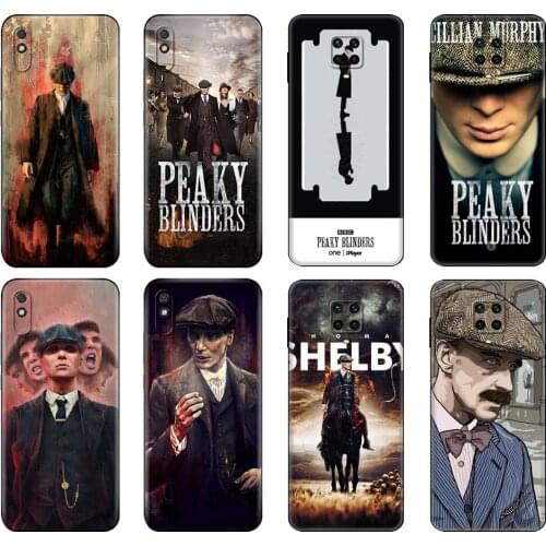 Black tpu Case For Xiaomi Redmi 7A 8 8A 9 9A 9C Case Redmi Note 8T 8 Pro T Note 9 9S 9Pro Case Peaky Blinders TV Show Series Art