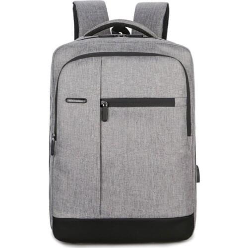 Business Casual Man Computer Bags Large Capacity Man Backpack Oxford Waterproof Travel Backpack for Man Charging Man Backpack