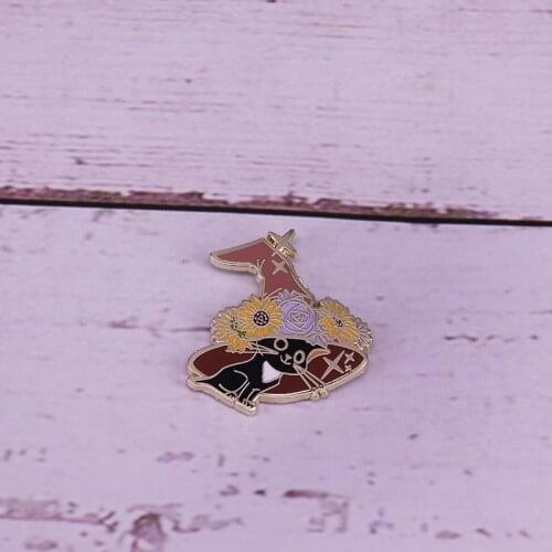 Jackson Wizard Cat enamel pin