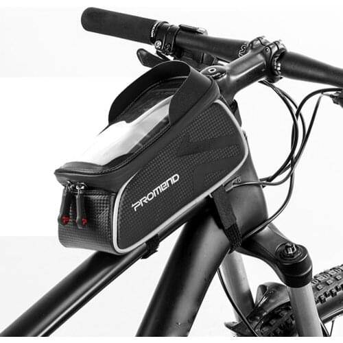 Mountain Bike Bag Rainproof Waterproof MTB Bicycle Bag 6.2inch Mobile Phone Case Bicycle Top Tube Bag Cycling Accessories