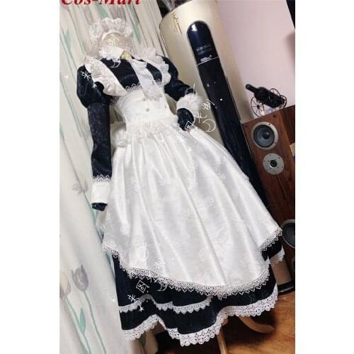 Hot Game Miracle Nikki Cosplay Costume Teresa Afternoon Tea British Maid Outfit Halloween Party Role Play Clothing Custom-Make