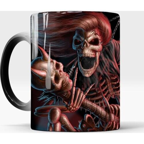 Skull Coffee Mug Color Changing Mug Best Easter Gift for Your boy friends husband Drop Shipping mug