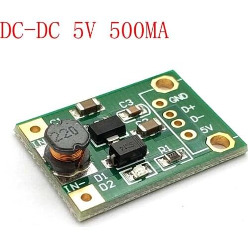 5V DC DC Converter Step Up Power Supply DC-DC Booster Boost Adapter Converter Board Step-Up 500MA Voltage Regulator 1V-5V To 5V