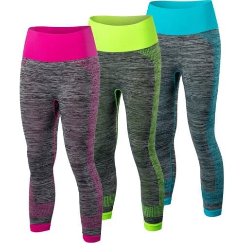 Summer Yoga Pants Womens Clothes Fitness Sports Trousers Gym Leggings Running Sport Tights Girl Fitness Yoga Running Pants 5081