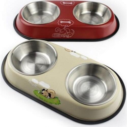 Stainless steel mouth 18 cm small of water bowl dog