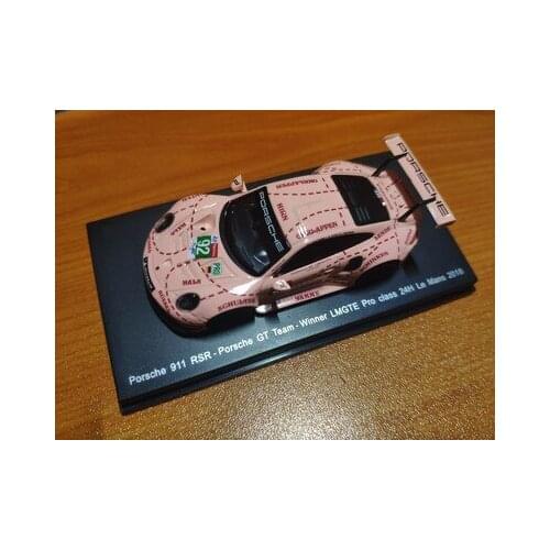 1/64 model car for Le Mans GT Porsche 911 pink color